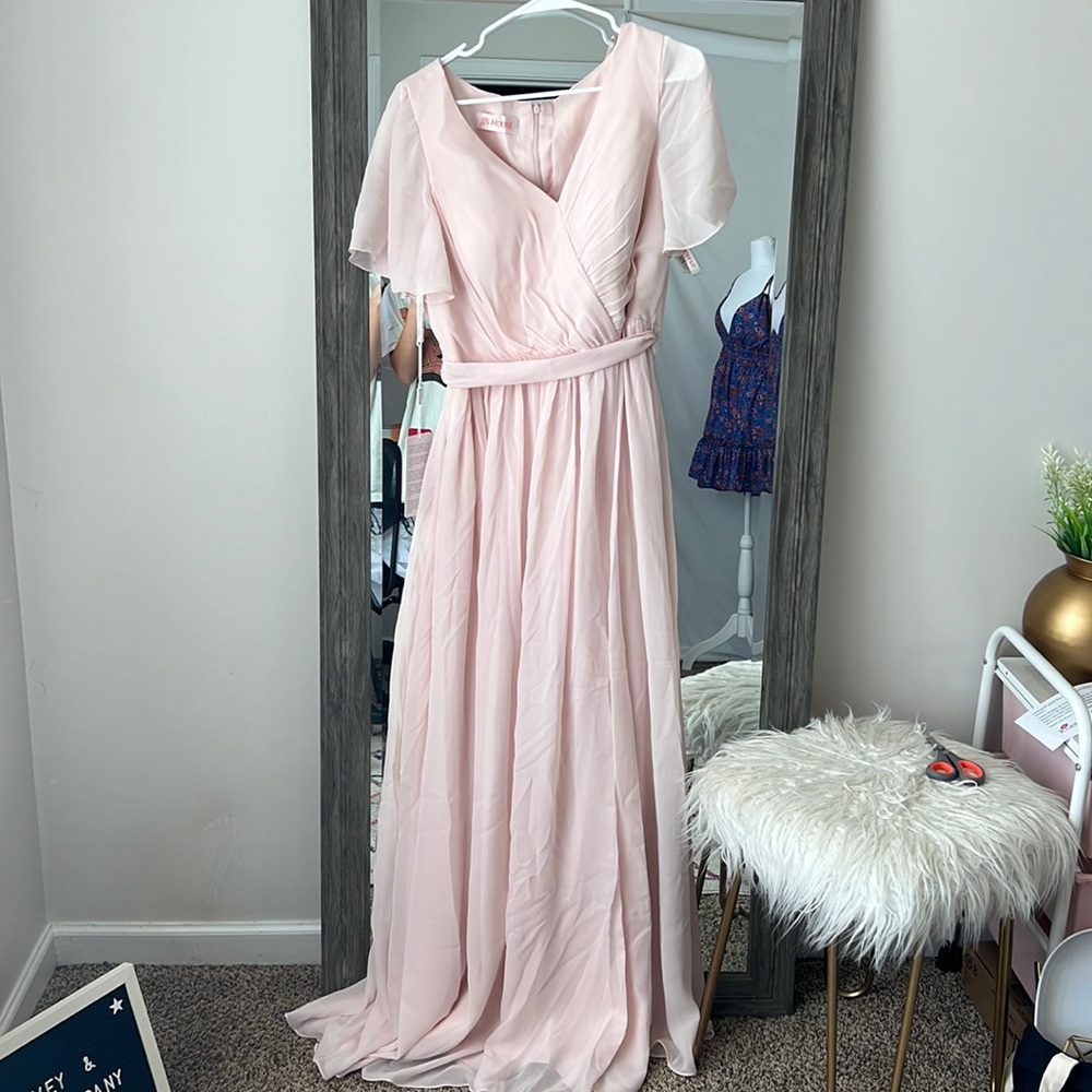 JJshouse blushing pink dress